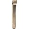 Ekena Millwork Thorton Arts and Crafts Rough Sawn Bracket w/ Offset Brace, Douglas Fir, 6"W x 40"D x 44"H BKT0604X40X44THR03RDF - alternate 3